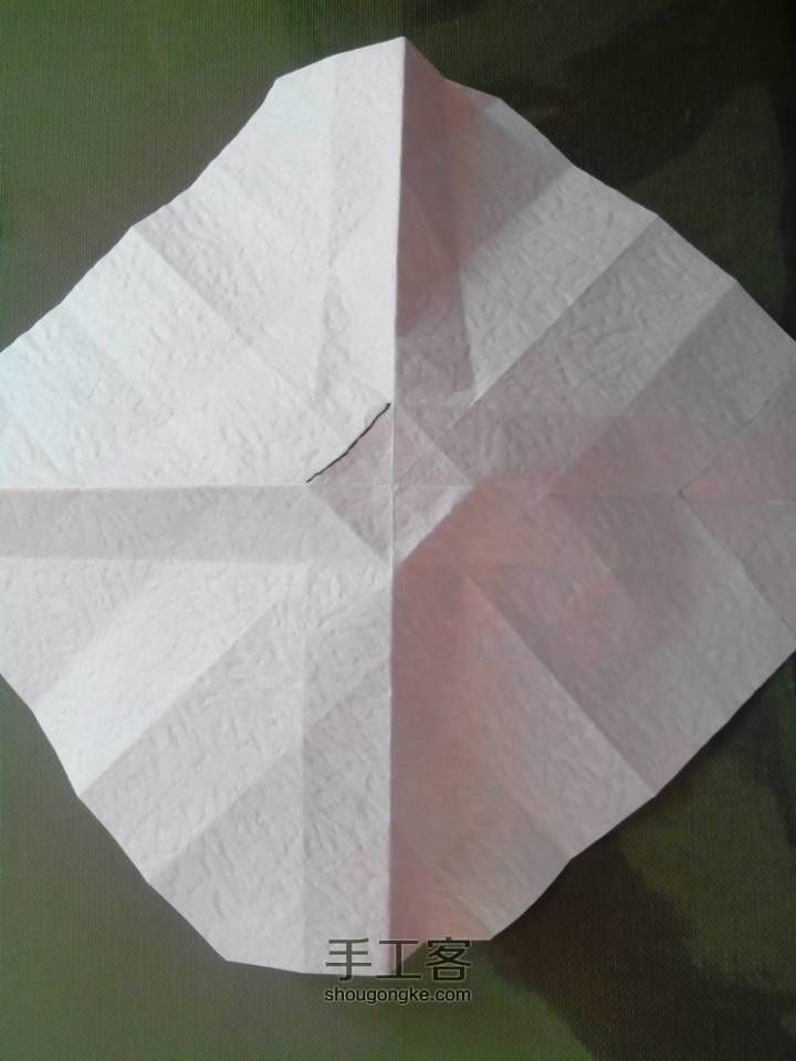 制作琦川折纸玫瑰 第10步