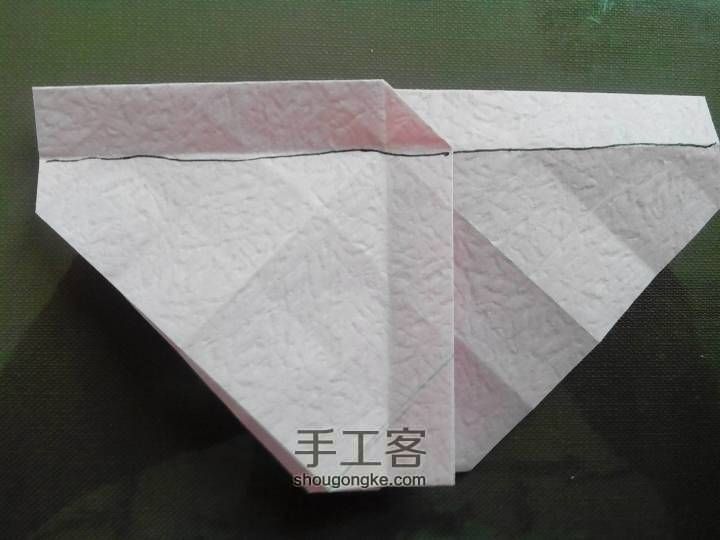 制作琦川折纸玫瑰 第13步