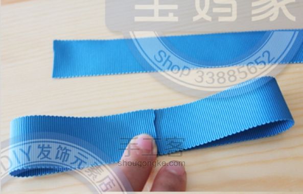 精致的双层水晶珠珠蝴蝶结，宝妈教你做~  第2步