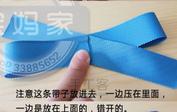 精致的双层水晶珠珠蝴蝶结，宝妈教你做~  第3步