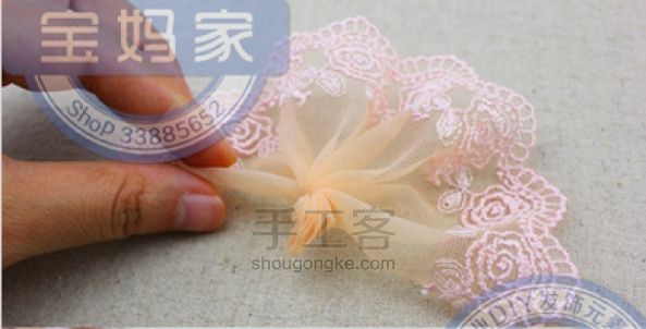 很淑女的凤尾蝴蝶结发夹 第10步