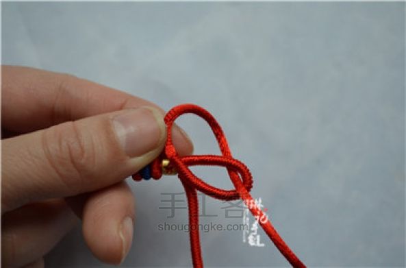 琳记手链[鸿运]手绳材料包教程 第20步