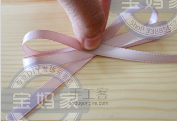 高档大气上档次的水貂毛发夹~ 第5步