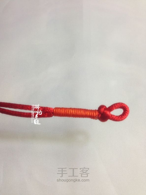 琳记手链[锦簇]手绳材料包教程 第11步