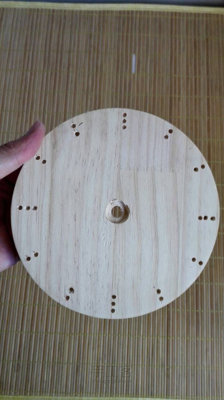 DIY木艺时钟 第2步