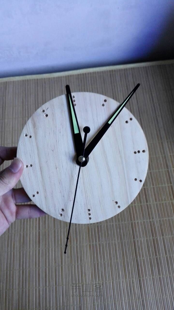 DIY木艺时钟 第7步