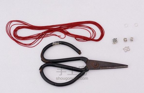 趣味DIY】夹心玉米结手链教程【龙结手工】 第1步