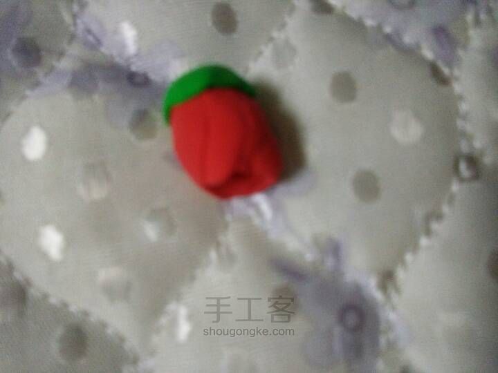 玫瑰花。 第6步