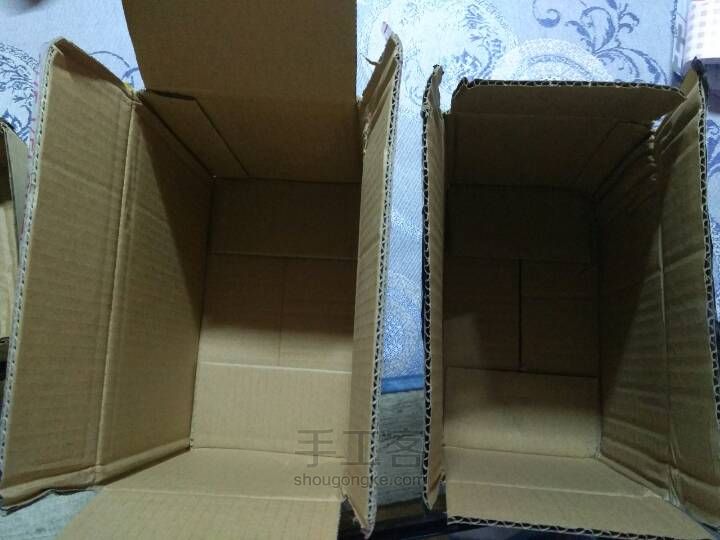 快递纸盒做收纳盒 第1步