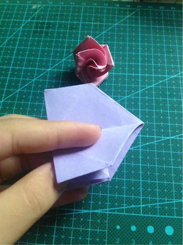 纸折玫瑰花🌹 第10步