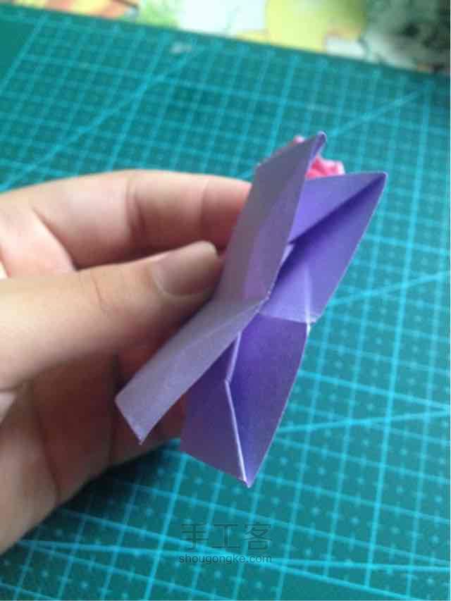 纸折玫瑰花🌹 第11步
