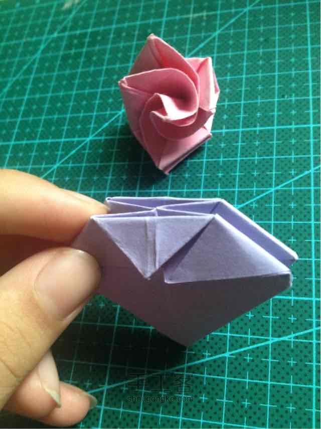 纸折玫瑰花🌹 第16步