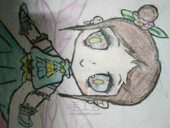 【樱桃手绘】精灵 第17步
