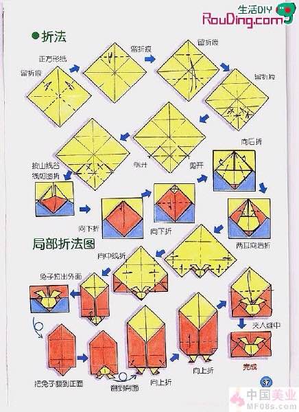 各种信的折法 第33步