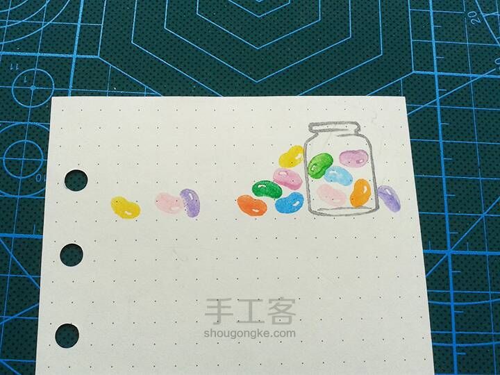 教你做小清新的手帐之橡皮章(印章)篇 第6步