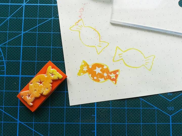 教你做小清新的手帐之橡皮章(印章)篇 第9步