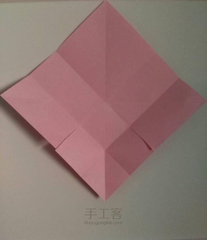 【小兔子信封】－折纸教程 第4步