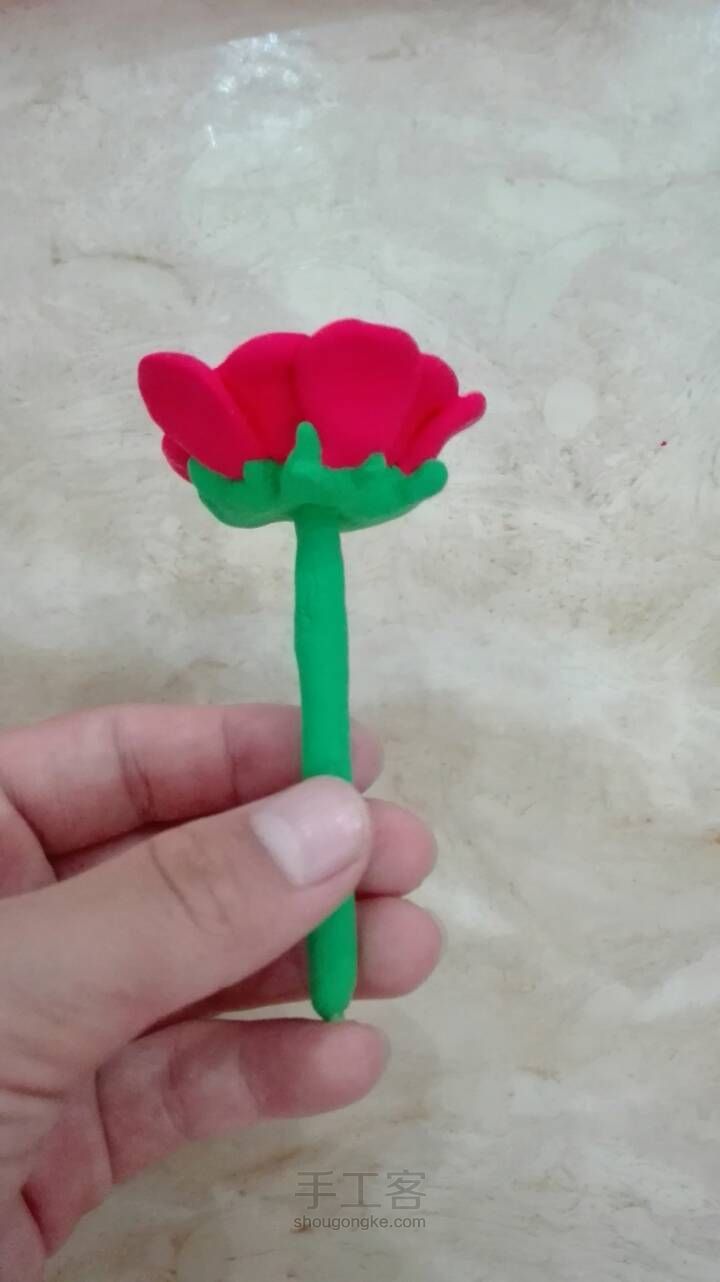 萌萌哒玫瑰花 第7步