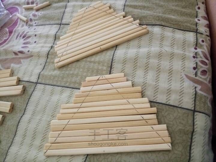 一次性筷子小屋首饰盒 第2步