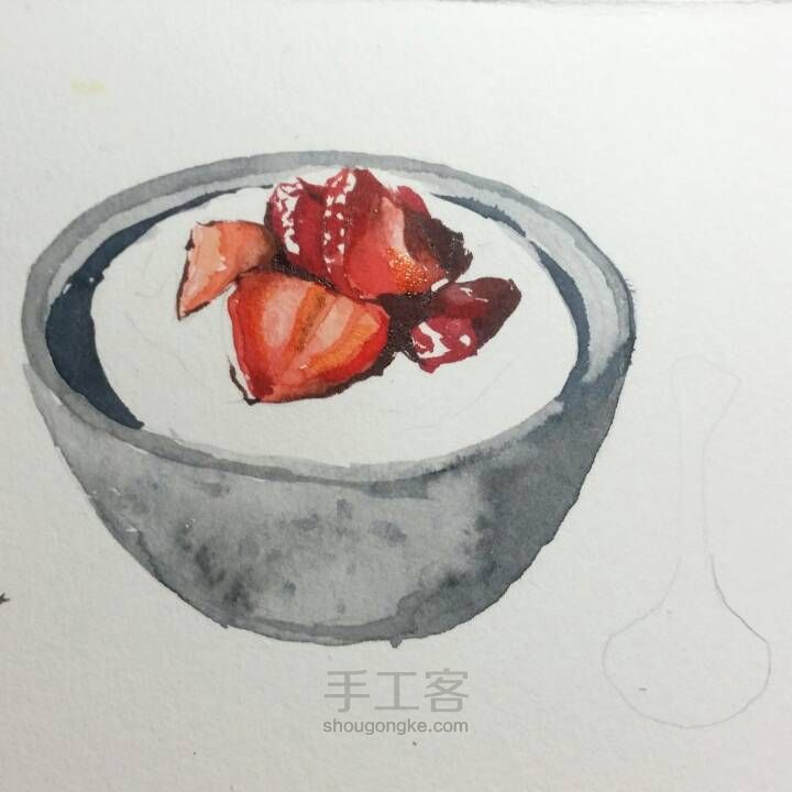 小盒子手绘㊣↣草莓枫糖🍓 第5步