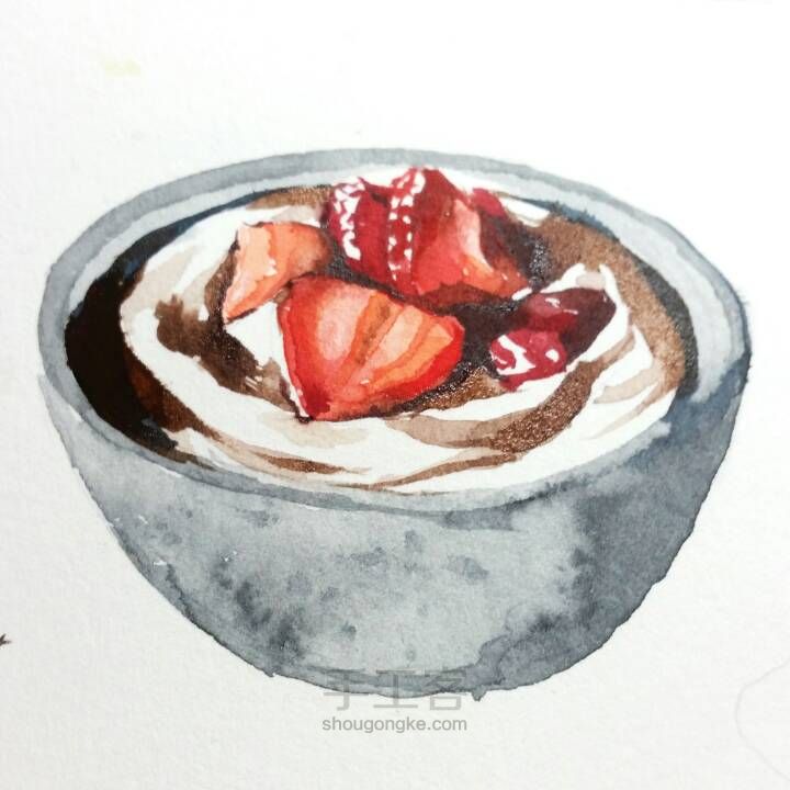 小盒子手绘㊣↣草莓枫糖🍓 第6步
