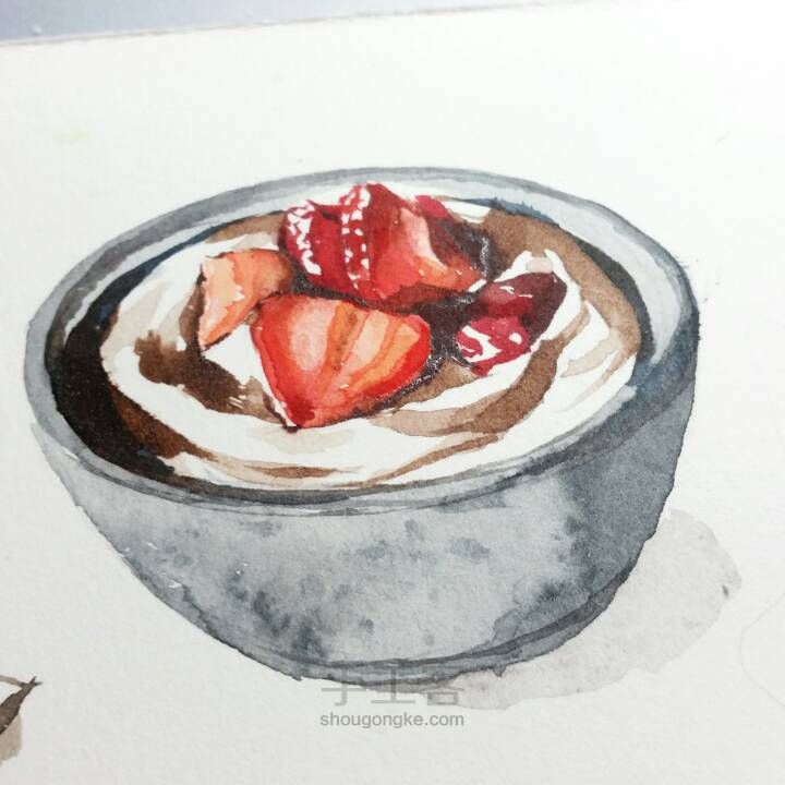 小盒子手绘㊣↣草莓枫糖🍓 第7步