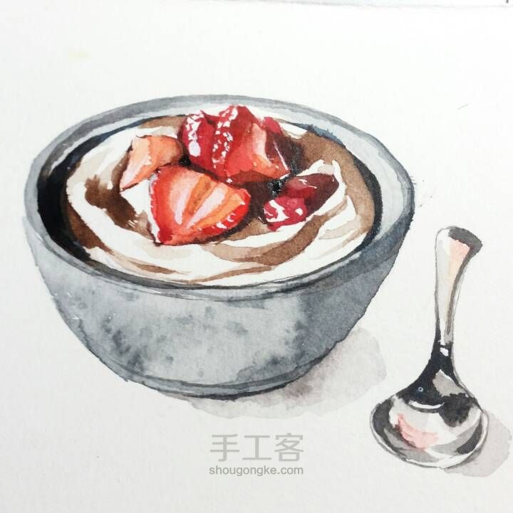 小盒子手绘㊣↣草莓枫糖🍓 第8步