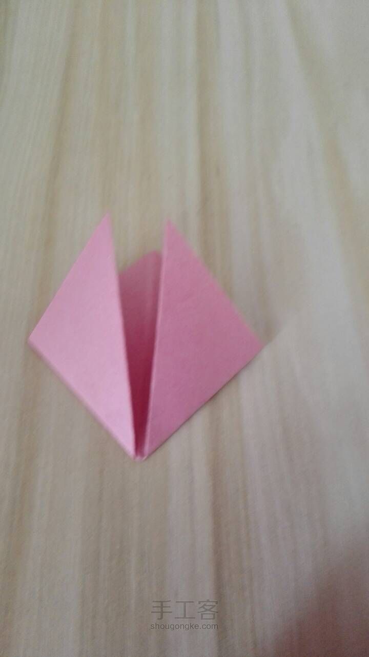 樱花折纸。 第5步