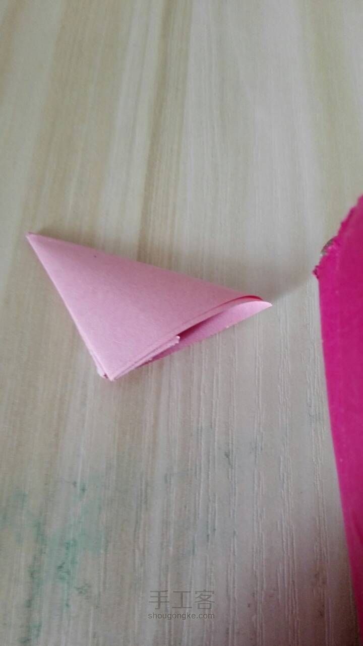 樱花折纸。 第11步