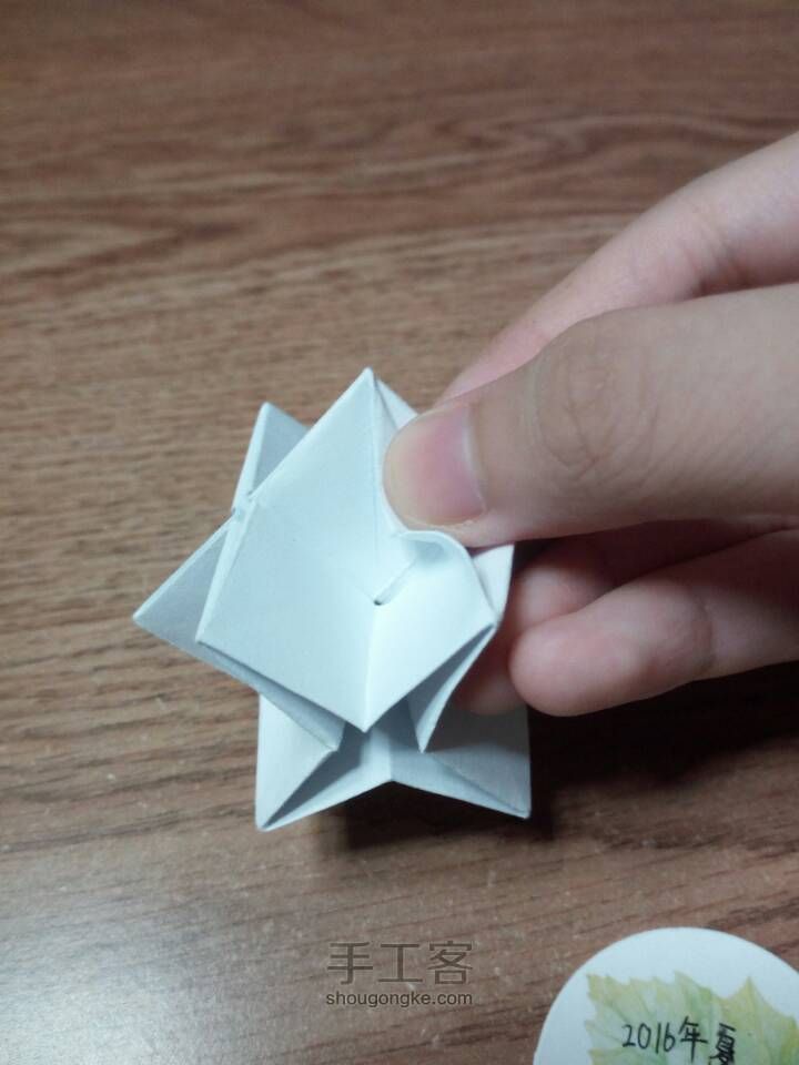 纸星星（组合型折纸） 第22步