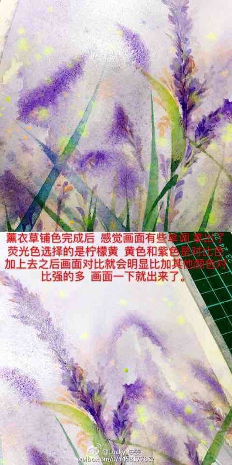 紫色薰衣草 第7步