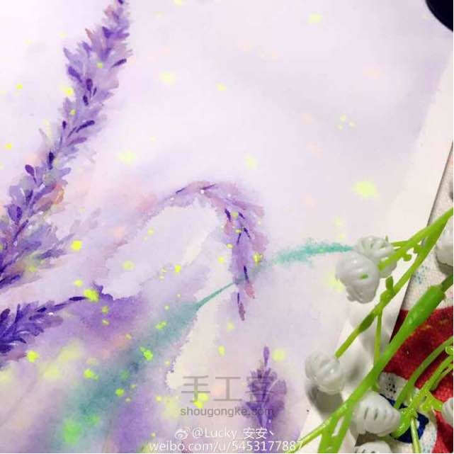 紫色薰衣草 第10步