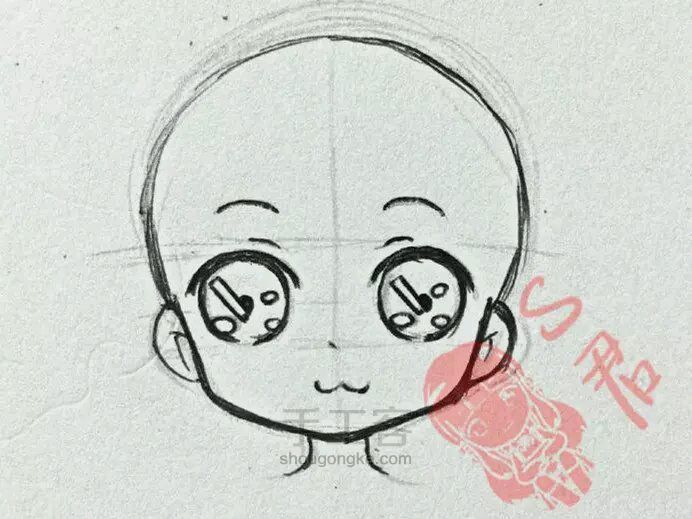 兔女郎的眼睛画法(转) 第3步