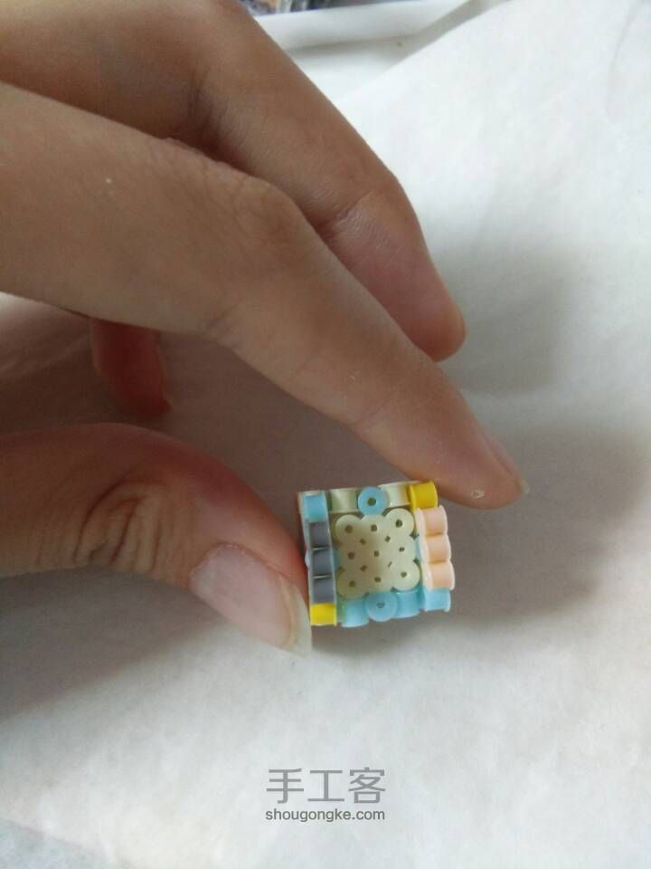 立体拼豆洛天依 第20步