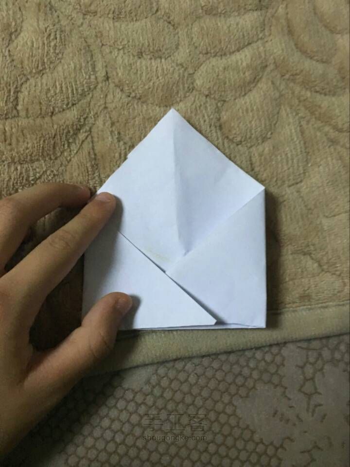 手工折纸信封 第3步