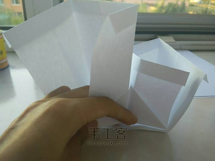 实用折纸:双笔筒 第18步