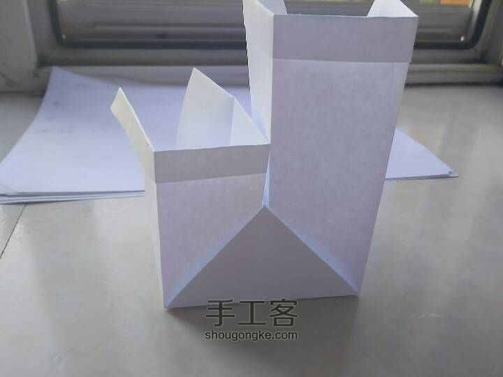 实用折纸:双笔筒 第20步
