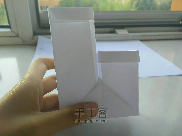 实用折纸:双笔筒 第24步