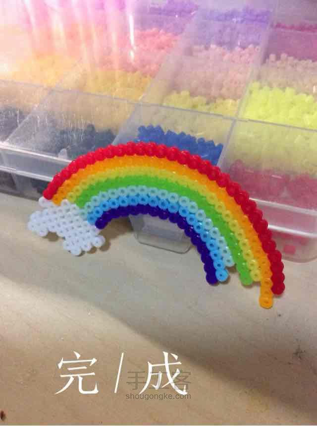 彩虹🌈拼豆 第4步