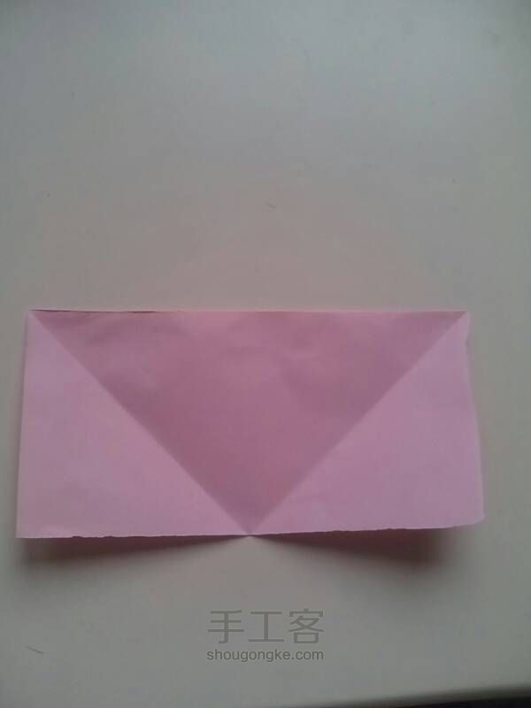 折纸爱心 第5步