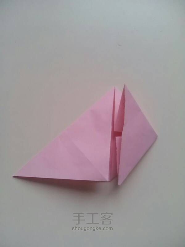 折纸爱心 第8步