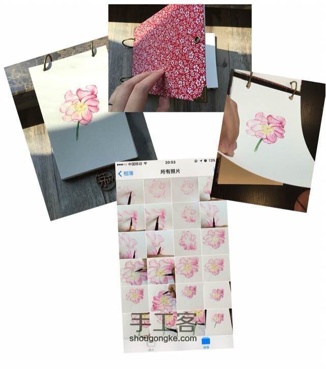 原创超详细水彩花卉教程 第19步