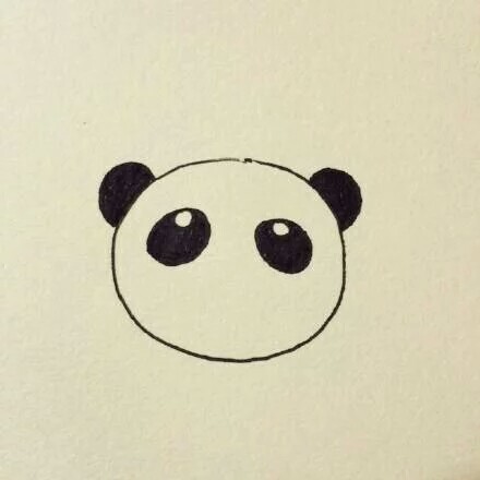论如何画一只国宝大熊猫 第3步