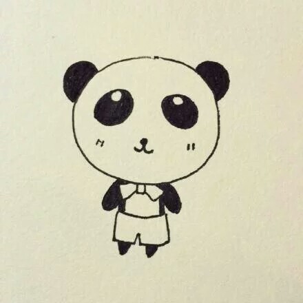 论如何画一只国宝大熊猫 第8步