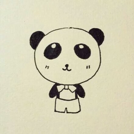 论如何画一只国宝大熊猫 第7步
