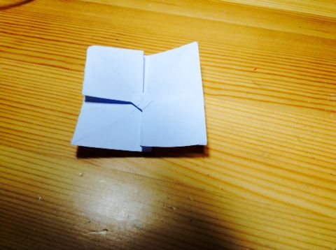 纸折蝴蝶结 第10步