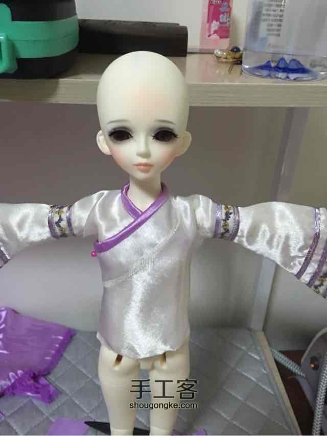 bjd4分古风娃衣 第9步