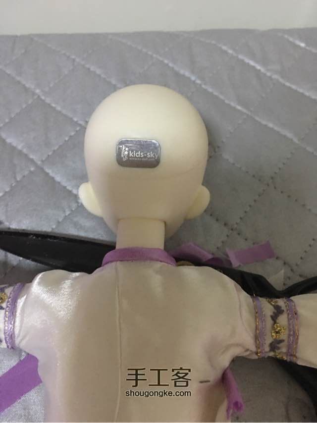 bjd4分古风娃衣 第10步