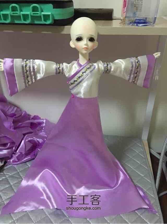 bjd4分古风娃衣 第14步