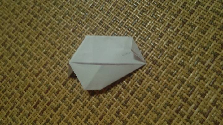 折纸八角星～～～ 第13步